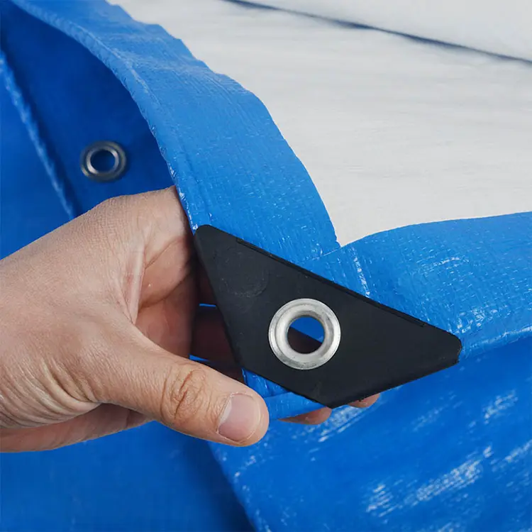 ຂະຫນາດ 160g ສີຟ້າສີຂາວ pen tarpaulin