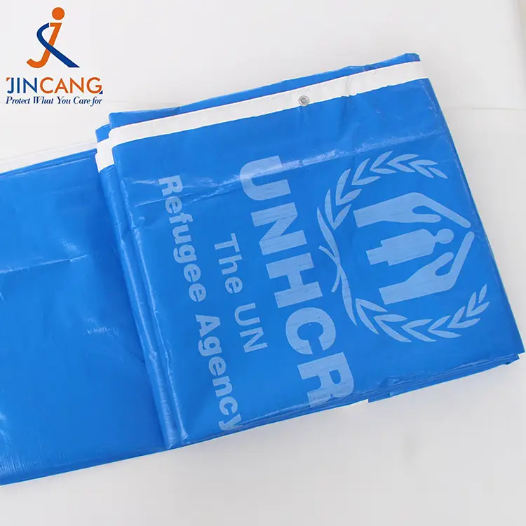 ສີຂາວ 220g ສີຂາວກັບ PE PE PE TARPAULIN