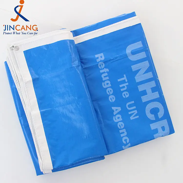 ສີຂາວ 220g ສີຂາວກັບ PE PE PE TARPAULIN