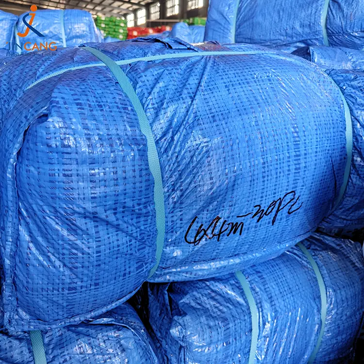 50 GSM ສີຟ້າ Tarpaulin