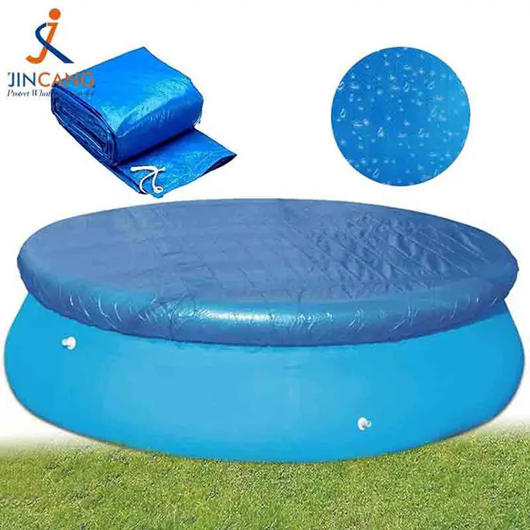 ສະລອຍນ້ໍາສະລອຍນ້ໍາ Tarpaulin Pu ສີຟ້າ